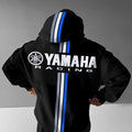 Racing BLACK 3 Strips - Oversized Hoodie 400 GSM