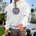 Race GT 500 - White - Oversized Hoodie 400 GSM