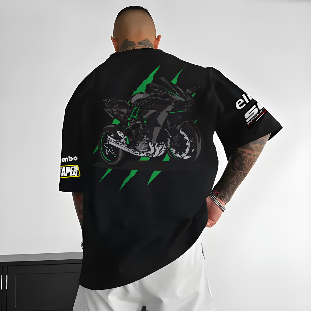 T-Shirt - Race with H2 - Oversized