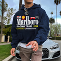 Racing Brands Hoodie - Dark Blue - Oversized Hoodie 400 GSM